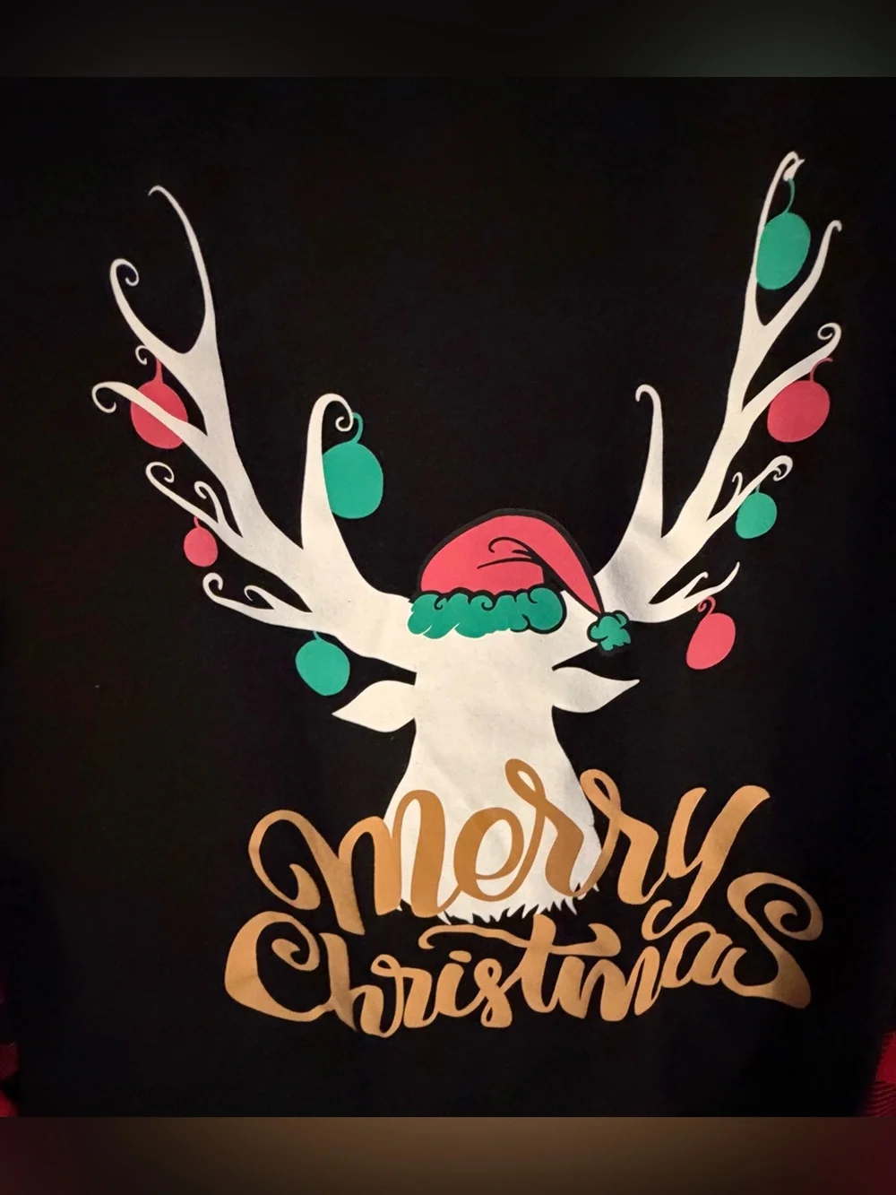 Christmas Reindeer Pajama Set, Women’s Size Medium
